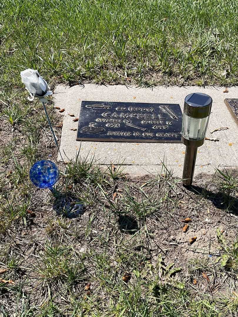 Edwin Austin "Eddy" Campbell's grave. Photo 2