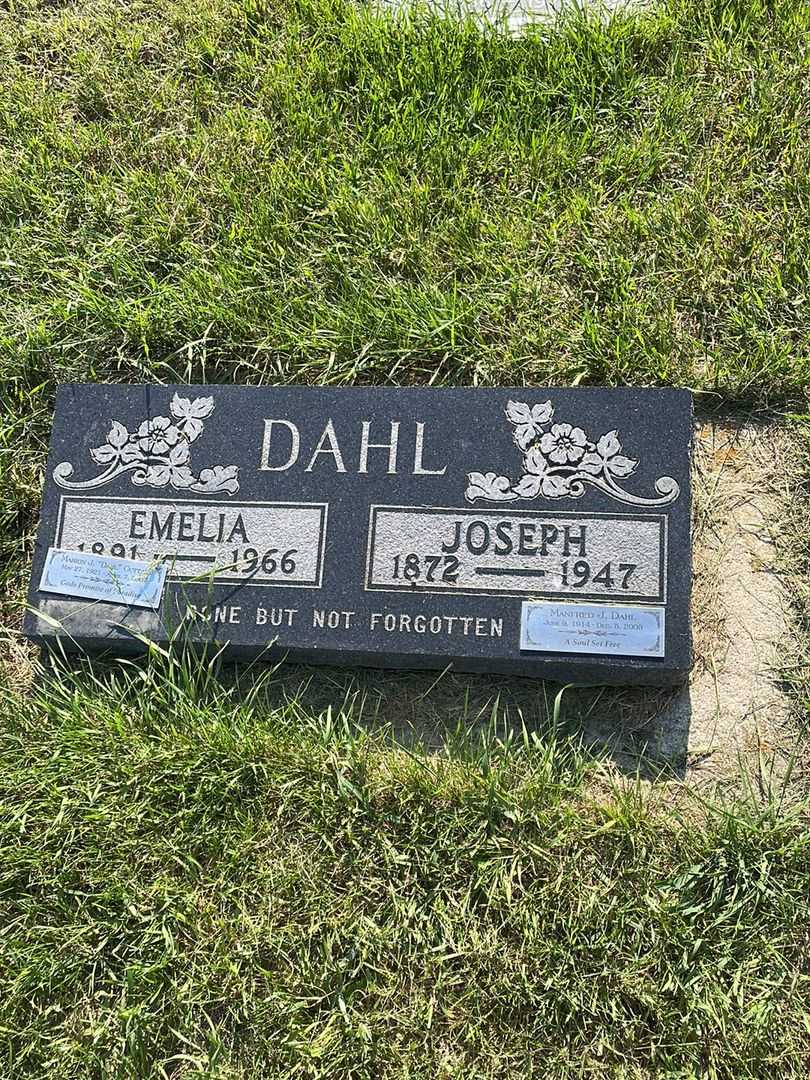 Joseph Dahl's grave. Photo 1