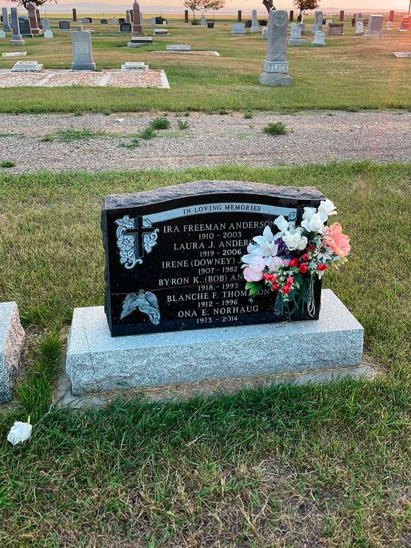 Irene Gladys Downey Jackson Anderson's grave. Photo 3