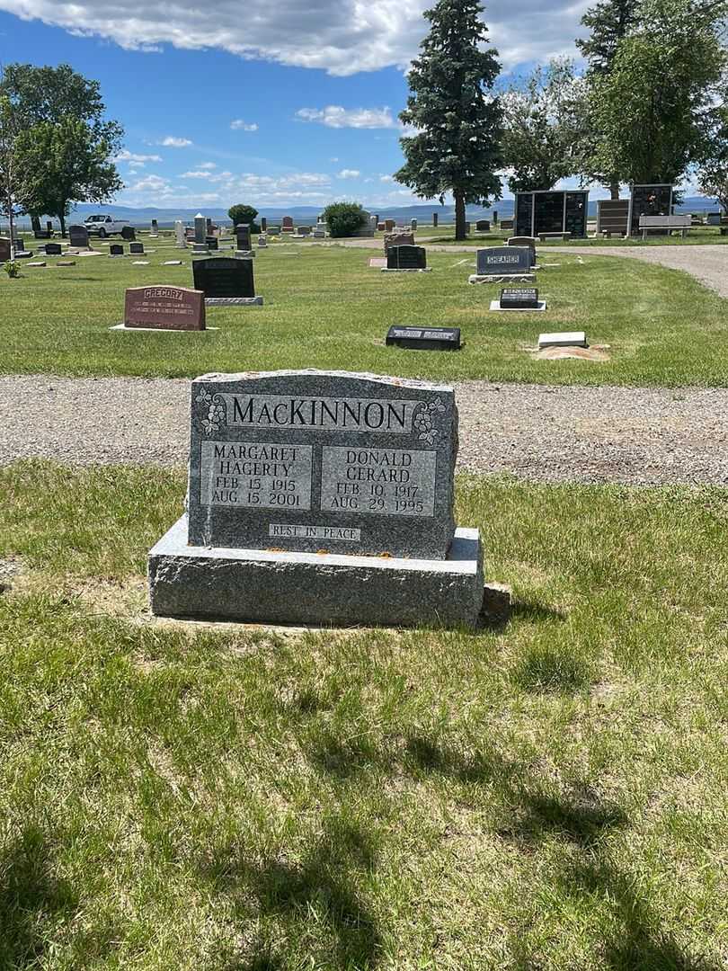 Margaret Hagerty MacKinnon's grave. Photo 2