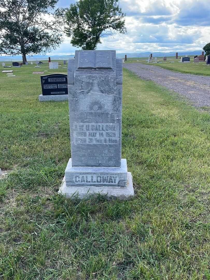James William D. Galloway's grave. Photo 2