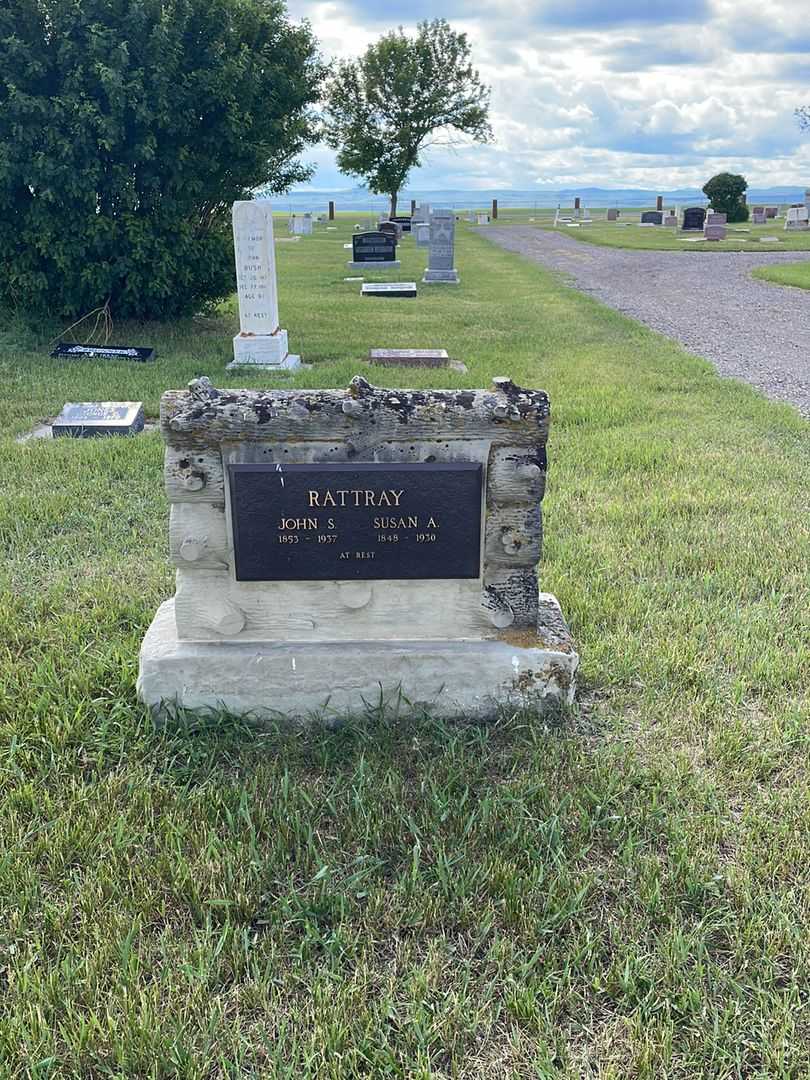 Susan Allan Rattray's grave. Photo 2