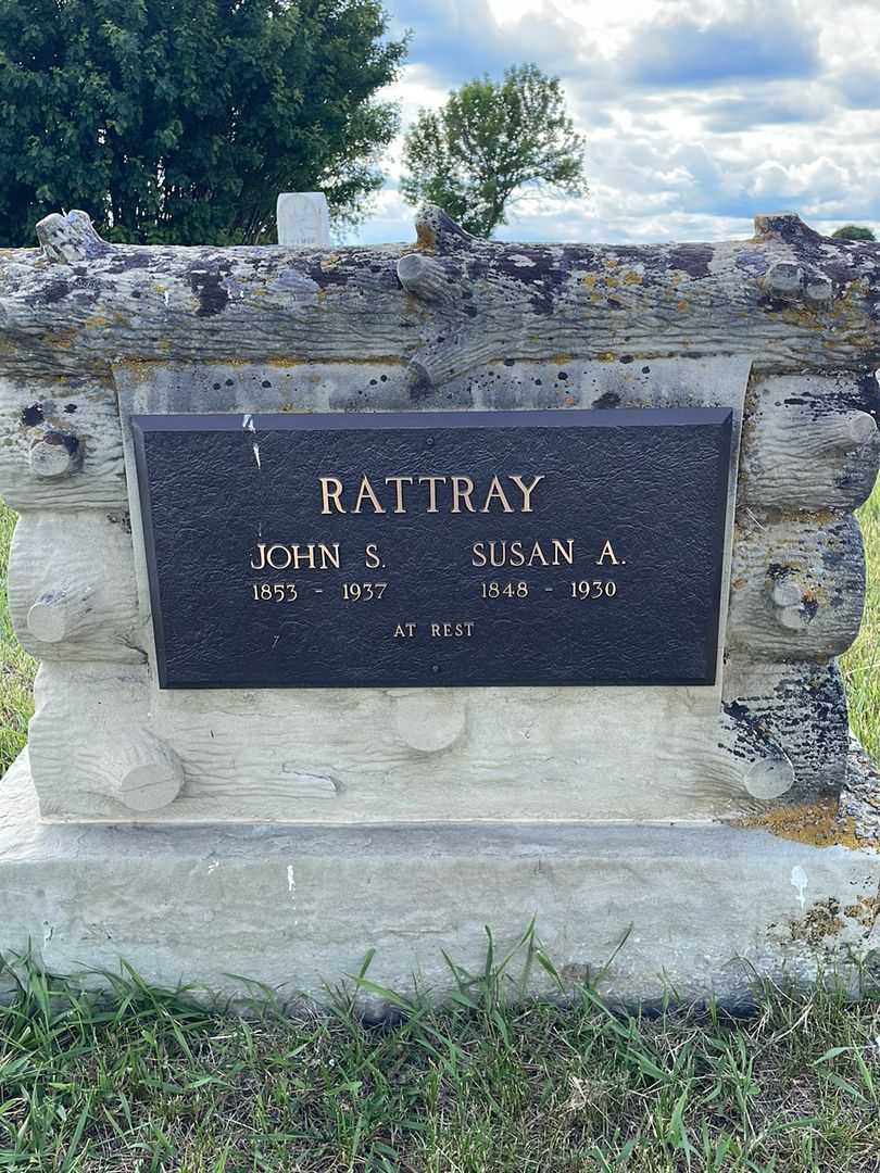 Susan Allan Rattray's grave. Photo 1