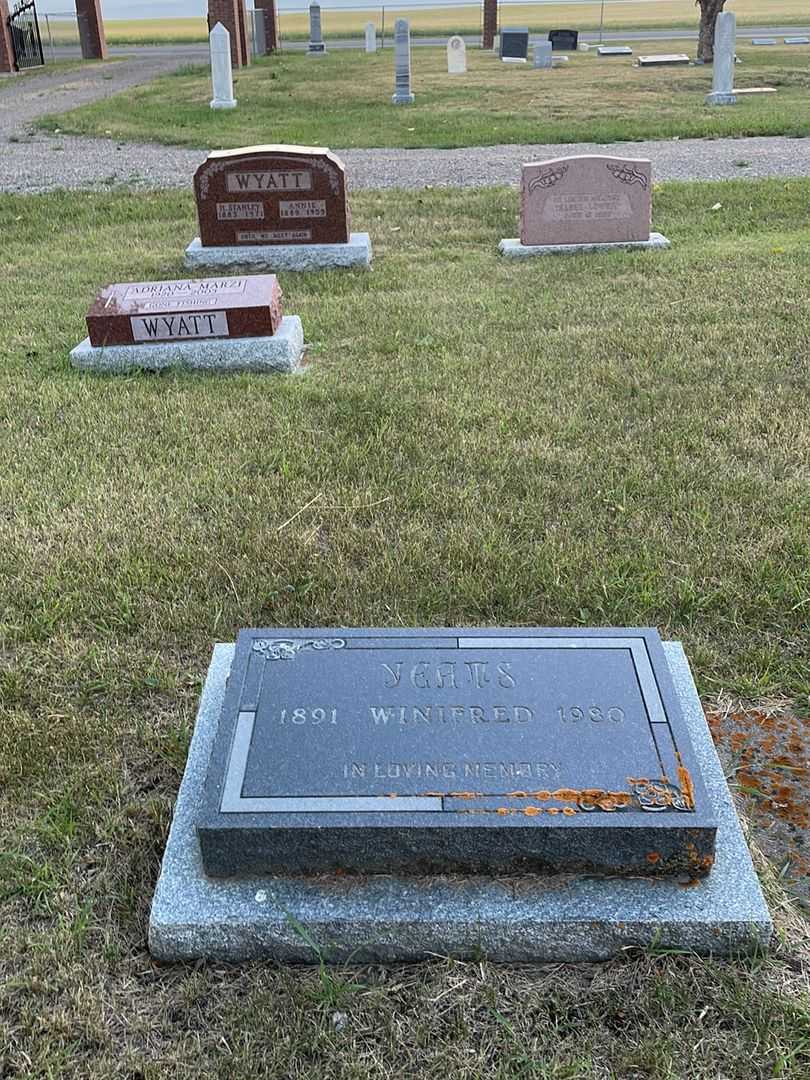 Winifred Yeats's grave. Photo 2
