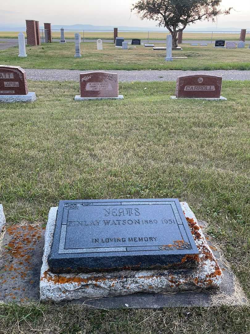 Finlay Watson Yeats's grave. Photo 2