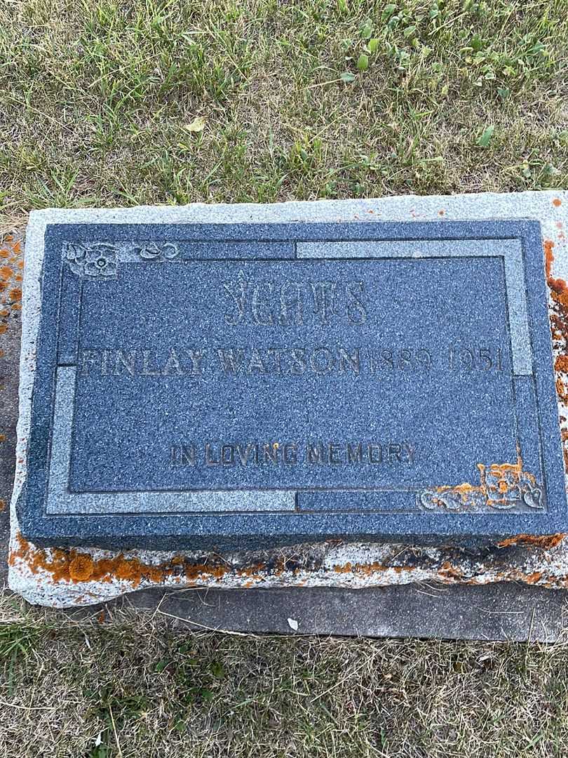 Finlay Watson Yeats's grave. Photo 1