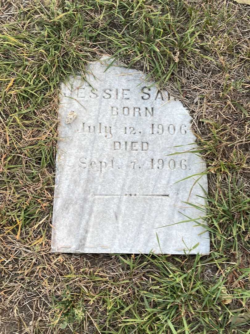Jessie Sara Farrer's grave. Photo 3
