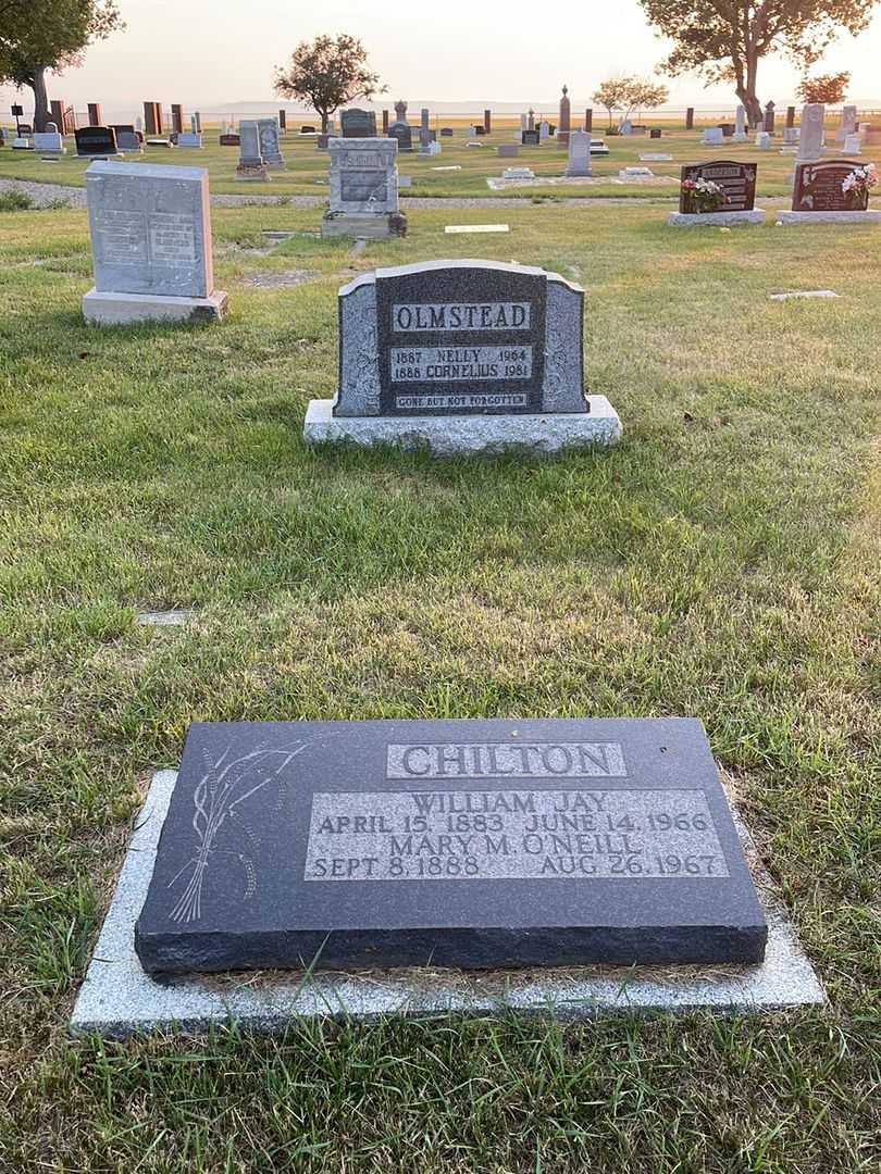Mary Montgomery O'Neill Chilton's grave. Photo 2