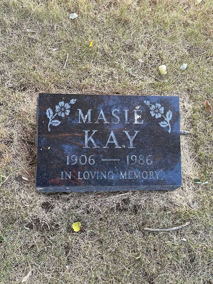 Masie Kay's grave. Photo 1