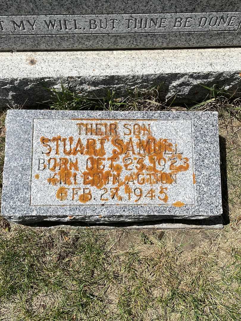 Stuart Samuel Hagerty's grave. Photo 1