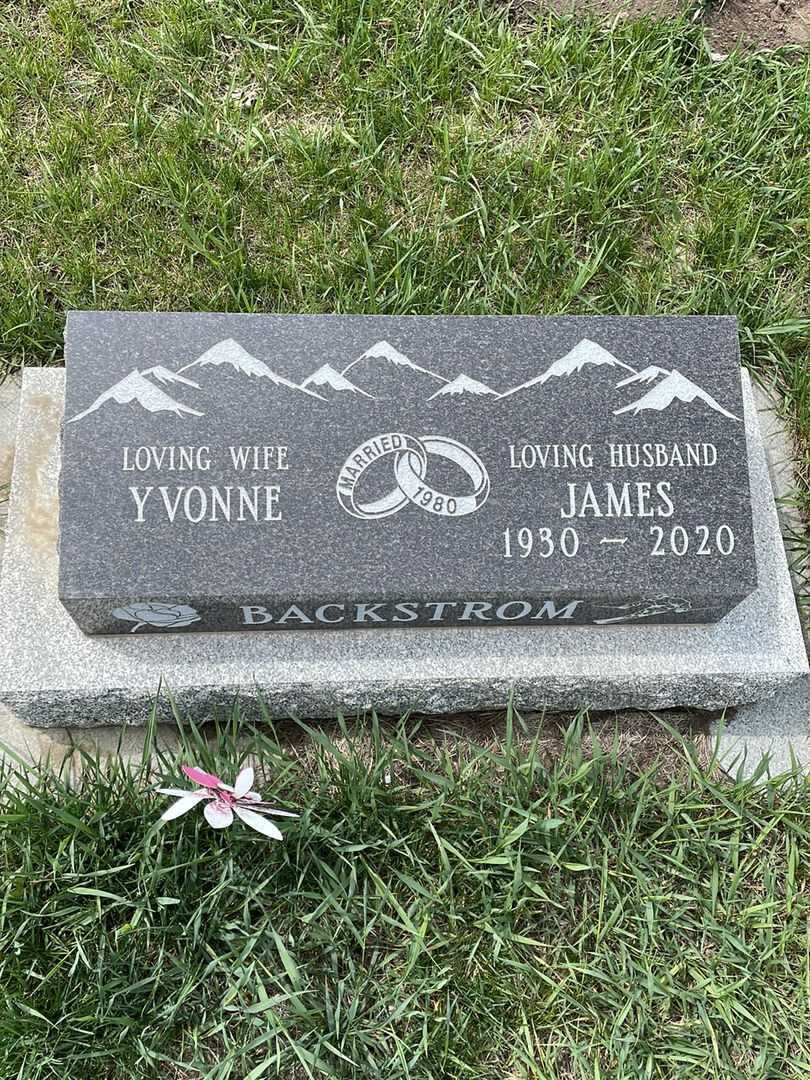 James Stanley Backstrom's grave. Photo 1