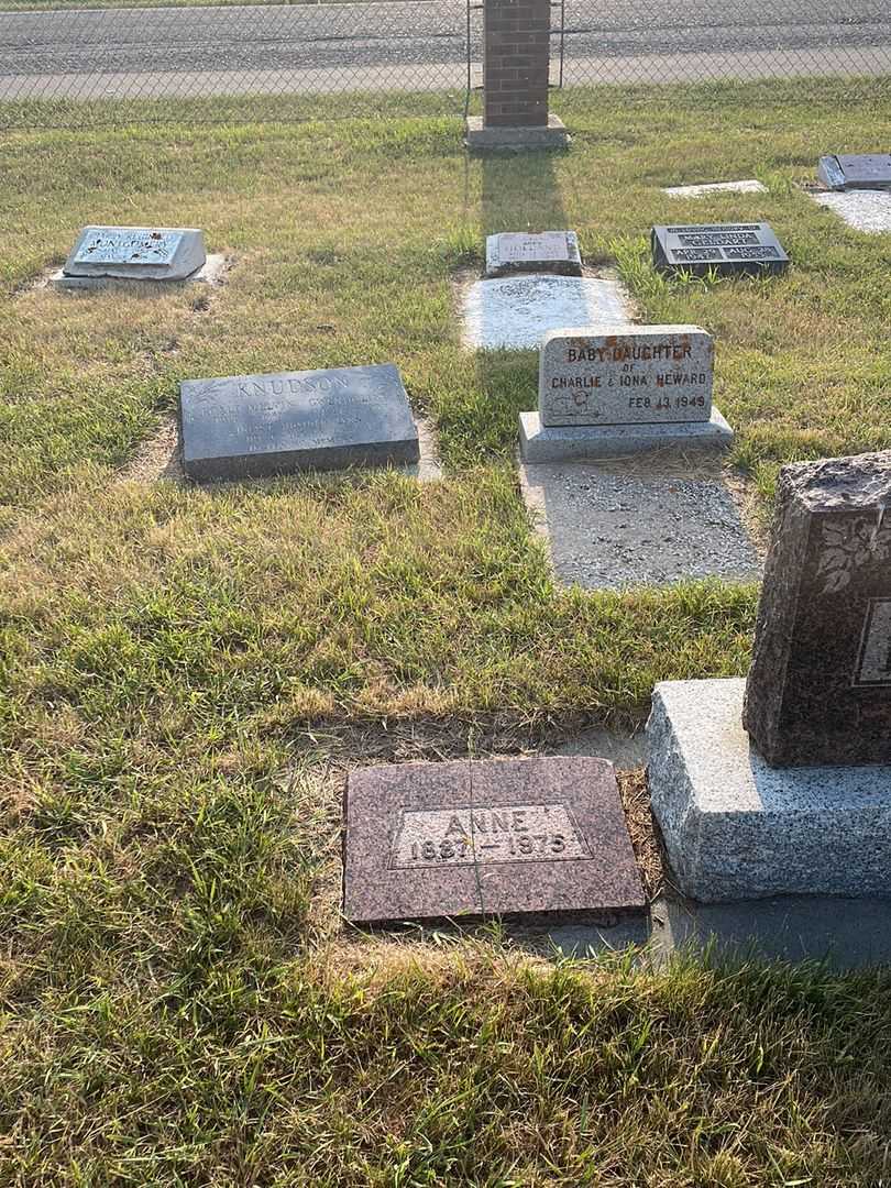 Anne Palmer Dahl's grave. Photo 2