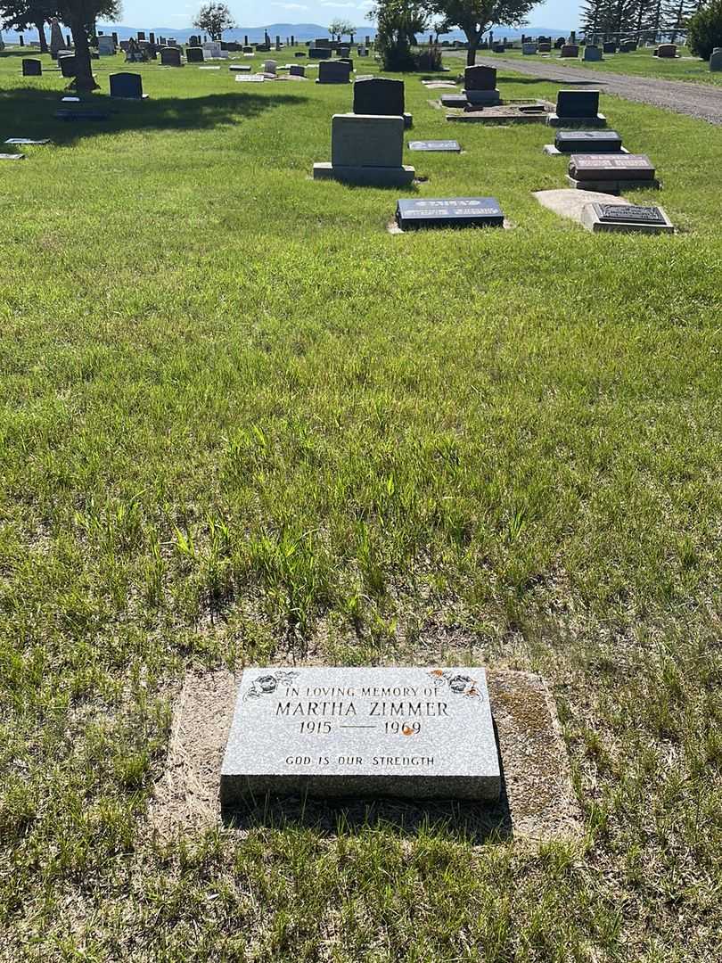 Martha Zimmer's grave. Photo 2