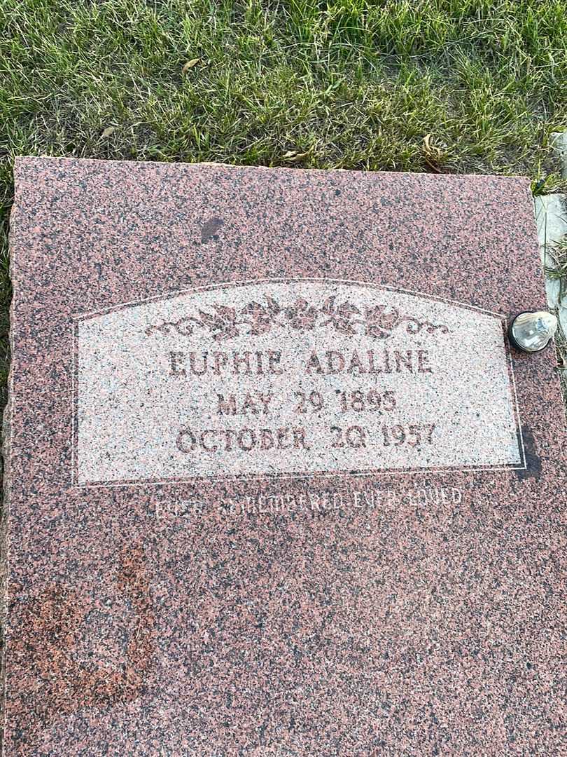 Euphie Adaline Fenton's grave. Photo 1
