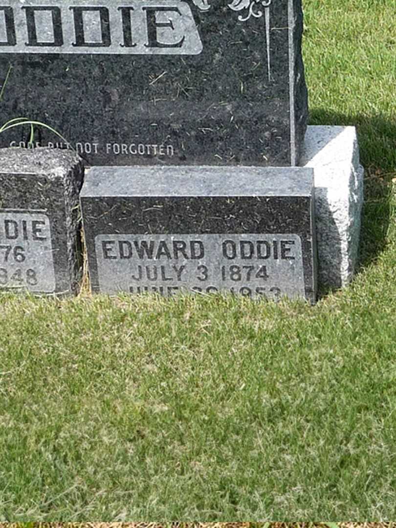 Edward Oddie's grave. Photo 3